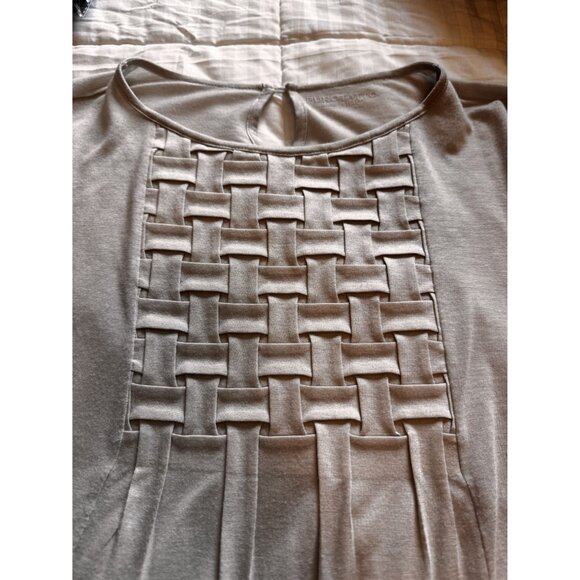 Purotatto Made in Italy Long Sleeve Top S 60% Micromodal 40% Milk Fiber Gray - Picture 6 of 11